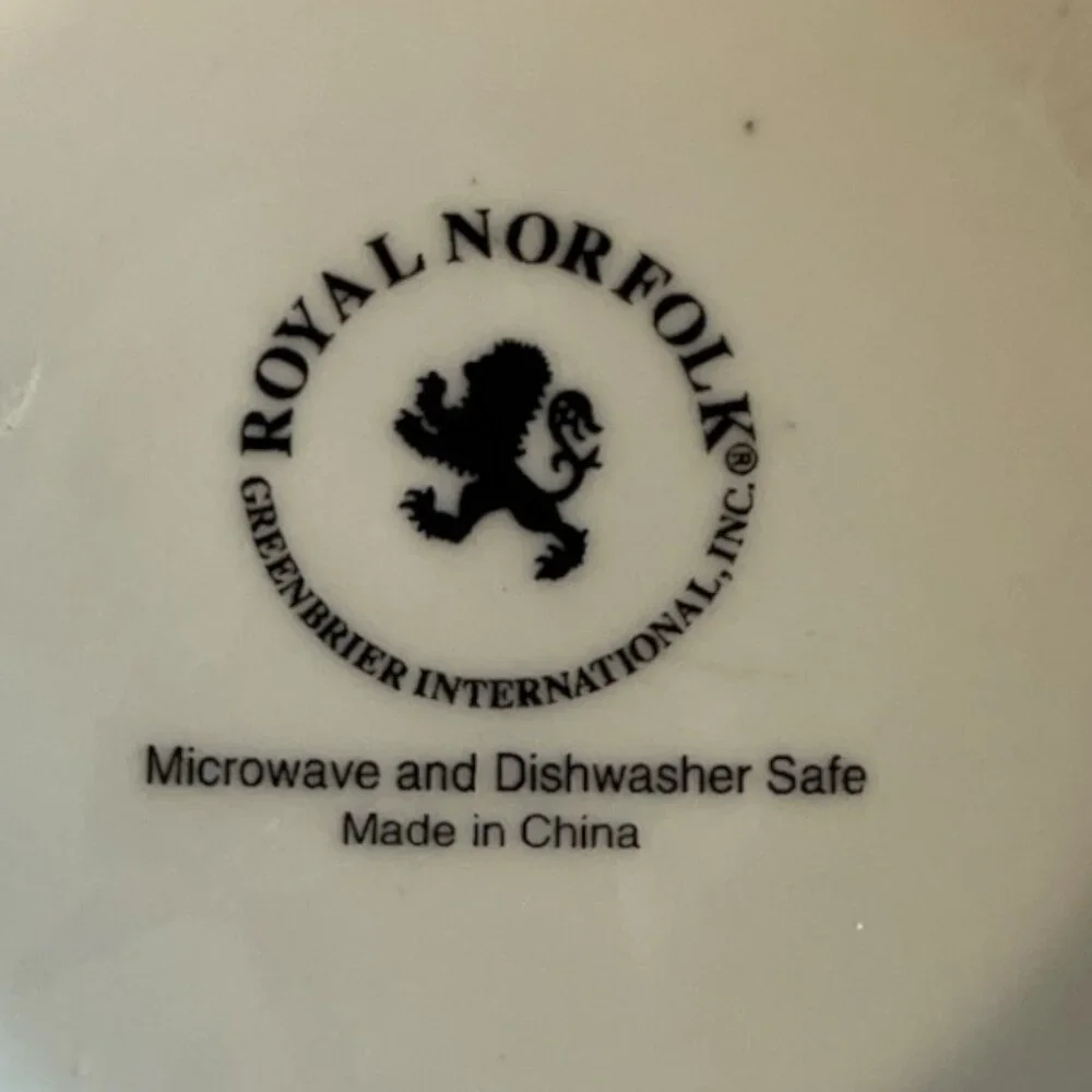 Royal Norfolk Autumn Leaves Bowl – 6” Ceramic Fall Harvest Acorns Leaf Design